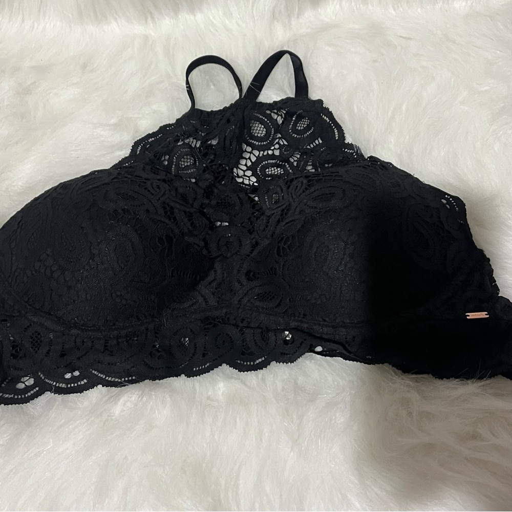 Elegant Black Lace Bralette